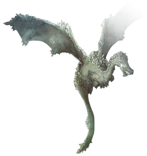 Dragón blanco de rocabosque